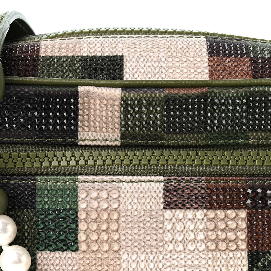 Strass Pearl Damoflage Mini Soft Trunk  Green