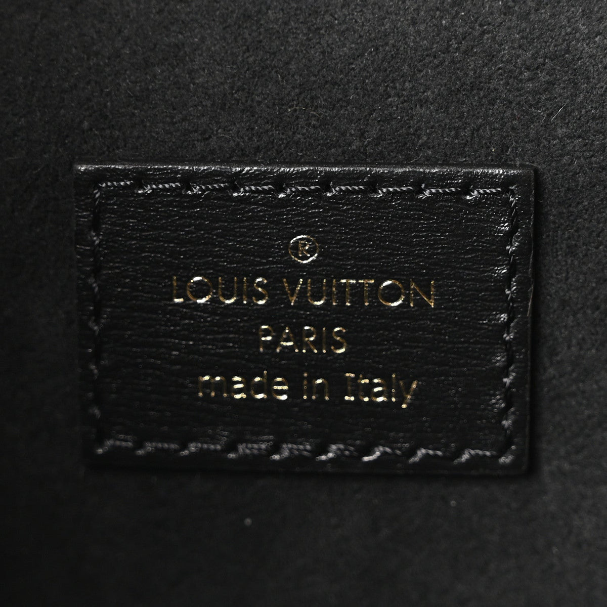 Reverse Monogram Vanity Chain Pouch