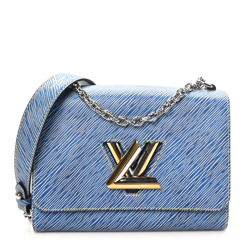 Epi Twist Shoulder Bag MM Denim Light