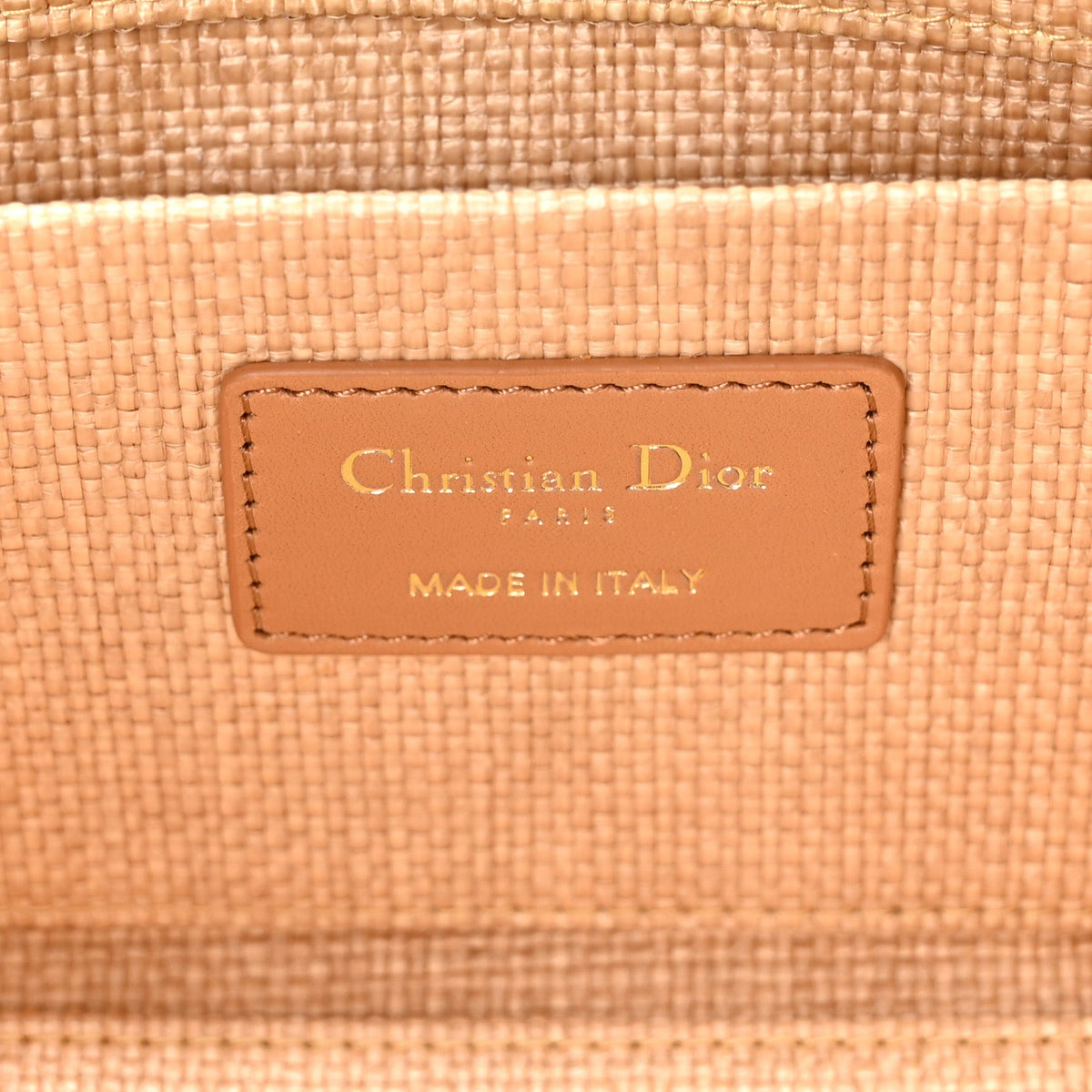 Raffia Macro Cannage Lady D-Joy Natural