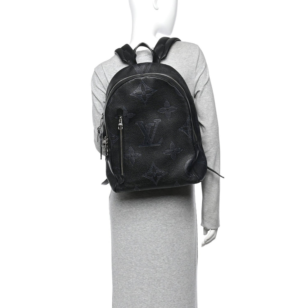 Taurillon Monogram Shadow Armand Backpack Black