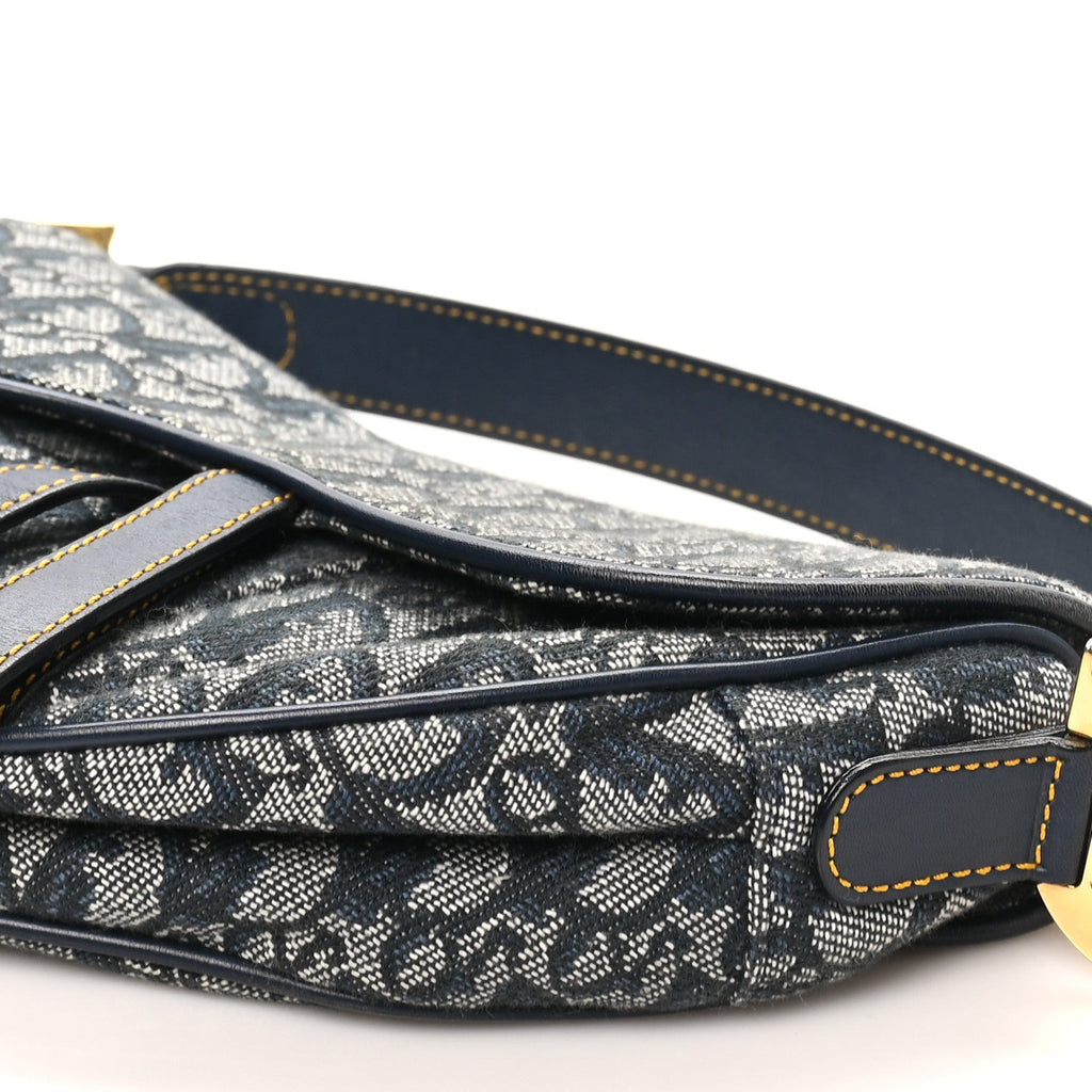 Monogram Saddle Bag Blue