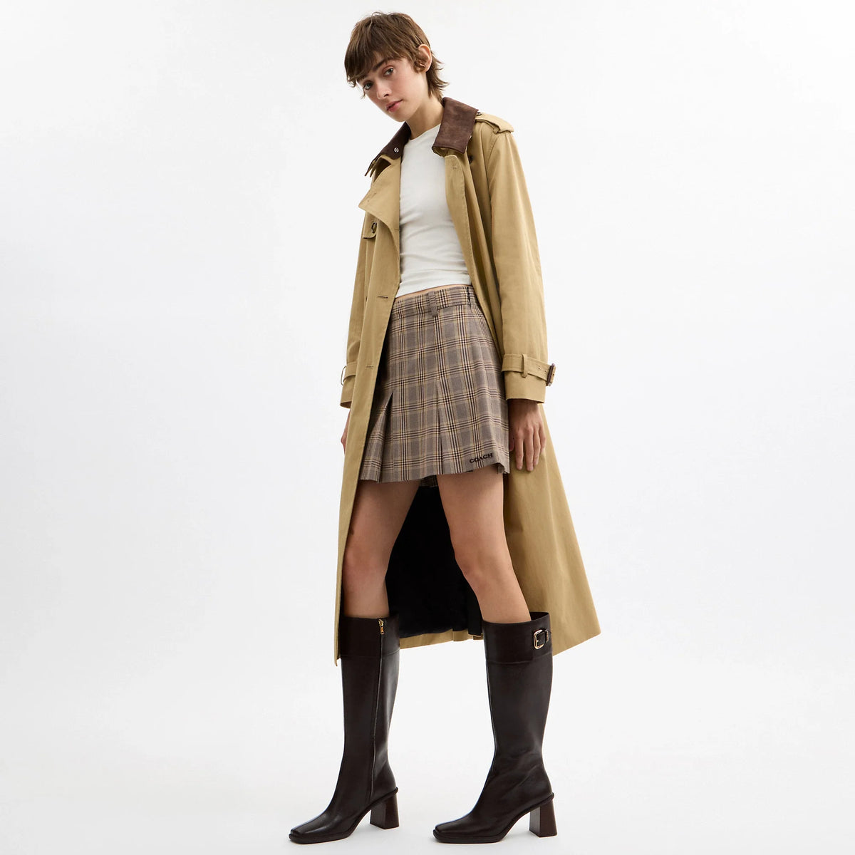 Coach Outlet Heeled Buckle Boot
