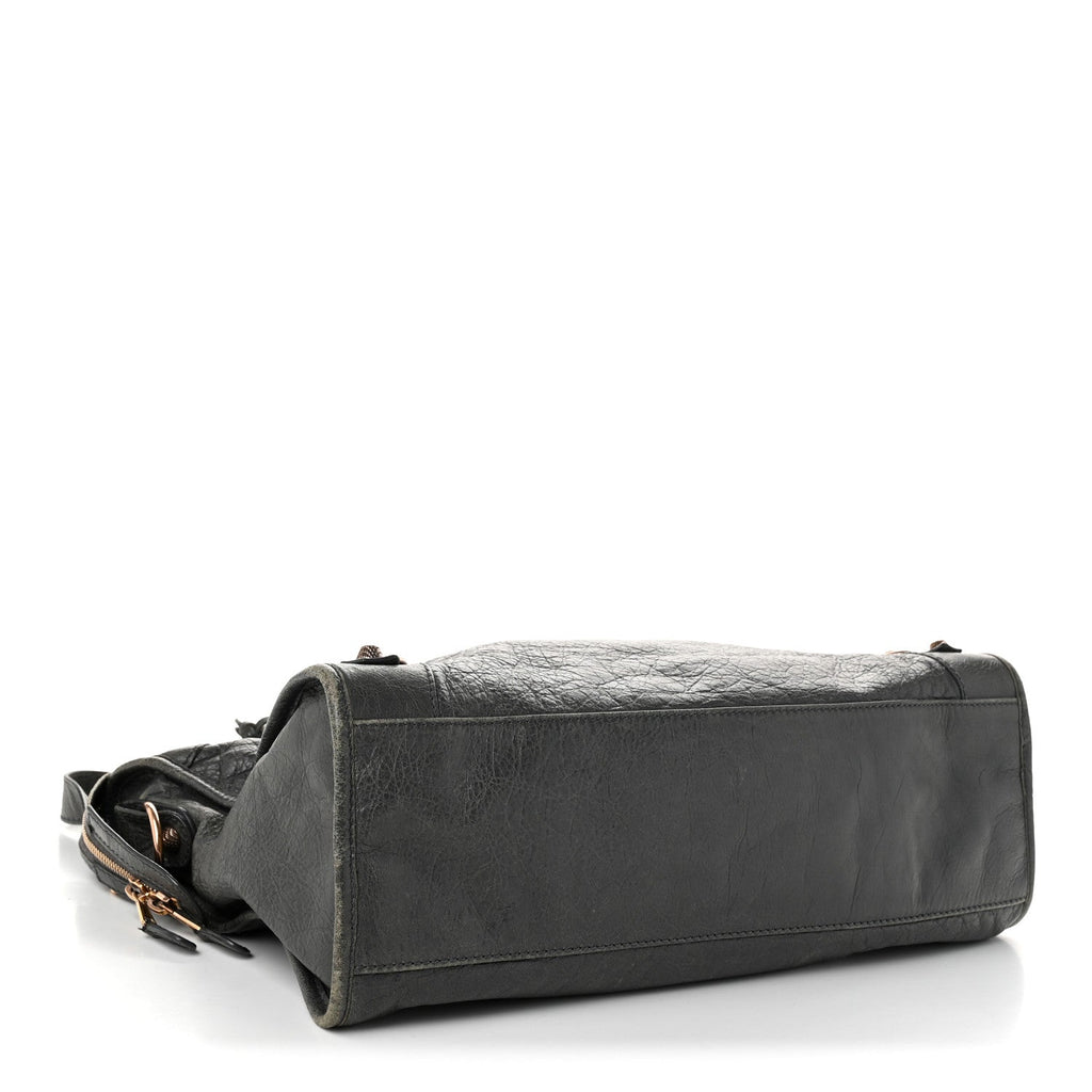 Agneau Giant 12 Rose Gold Hardware City Gris Tarmac