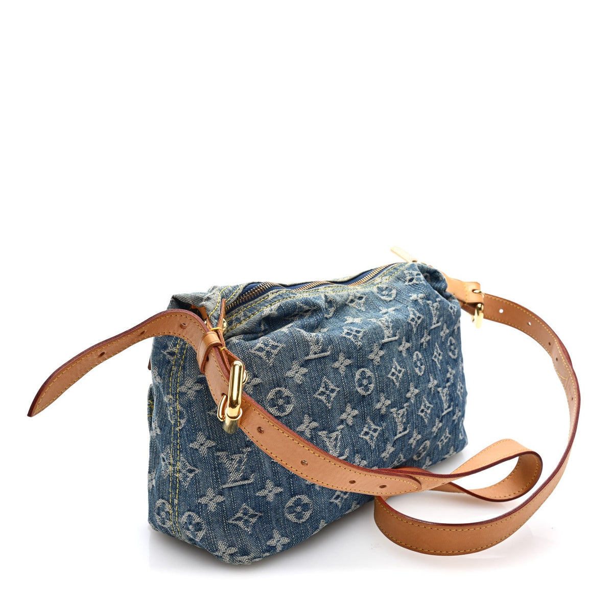 Monogram Denim Baggy PM Blue