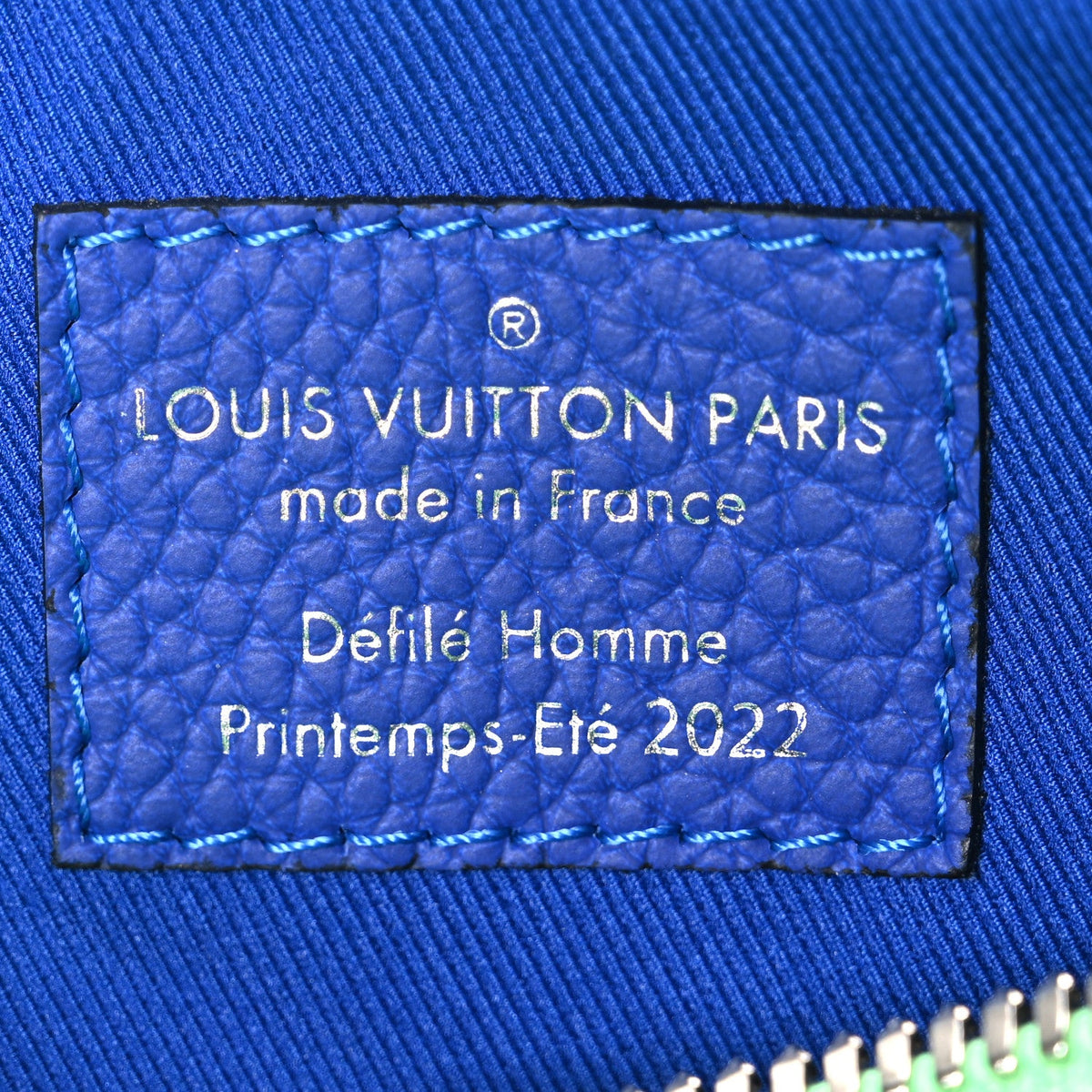 Taurillon Illusion Keepall XS Bleu Vert