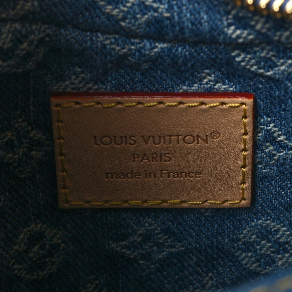 Monogram Denim Pochette Valley Blue