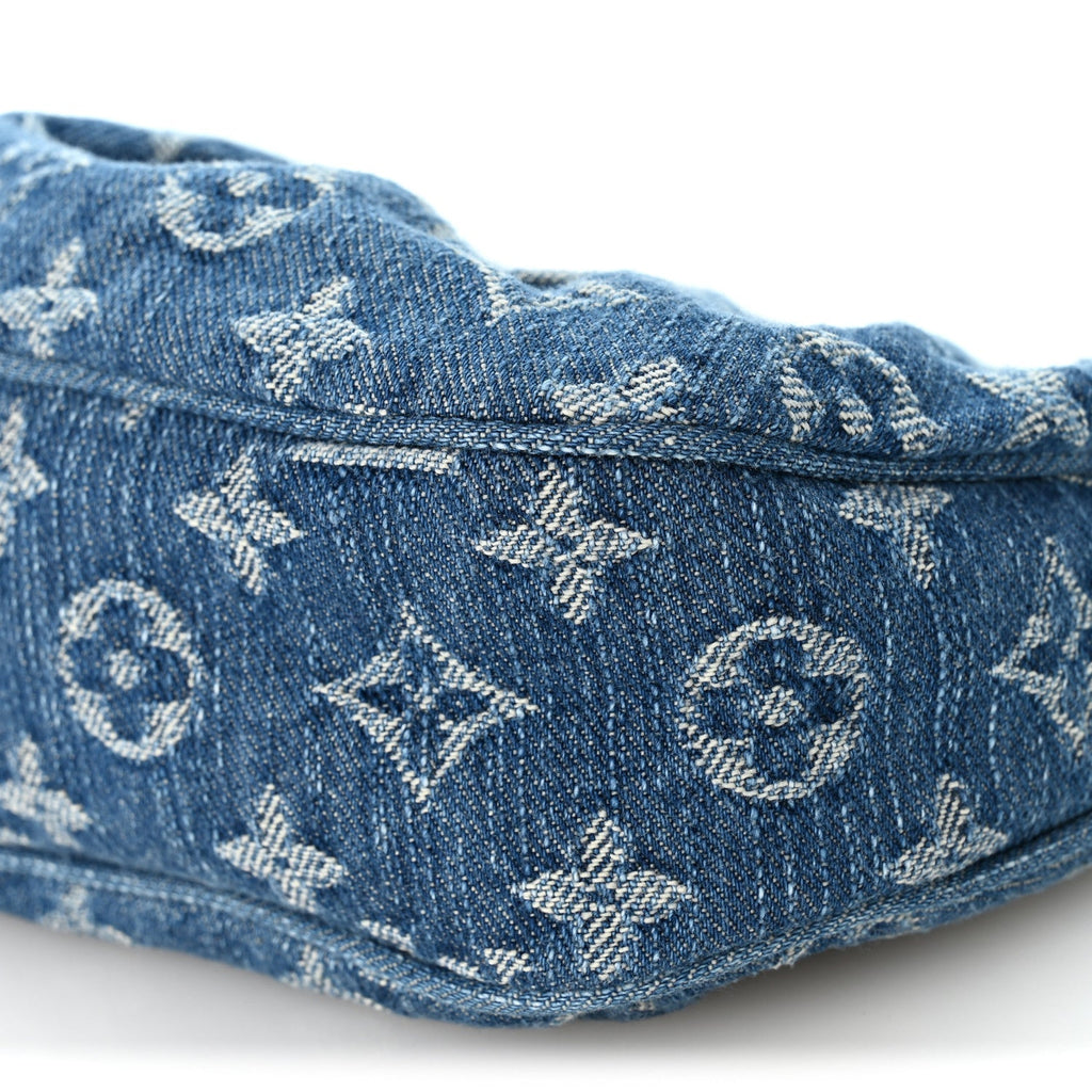 Monogram Denim Pochette Valley Blue