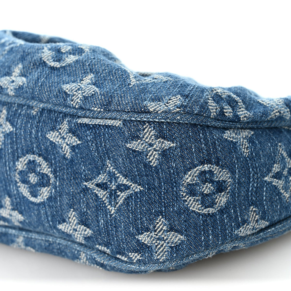 Monogram Denim Pochette Valley Blue