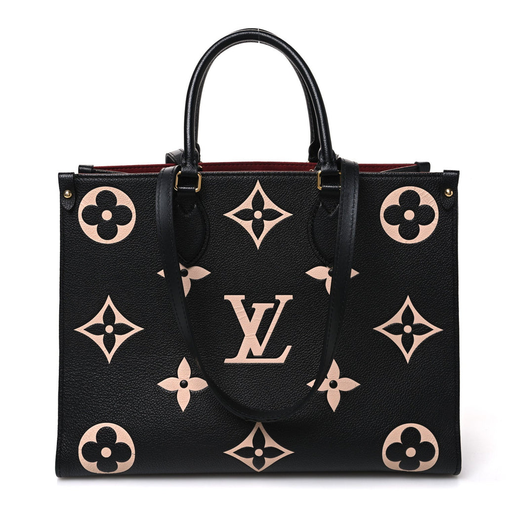Empreinte Monogram Giant Onthego MM Black Beige