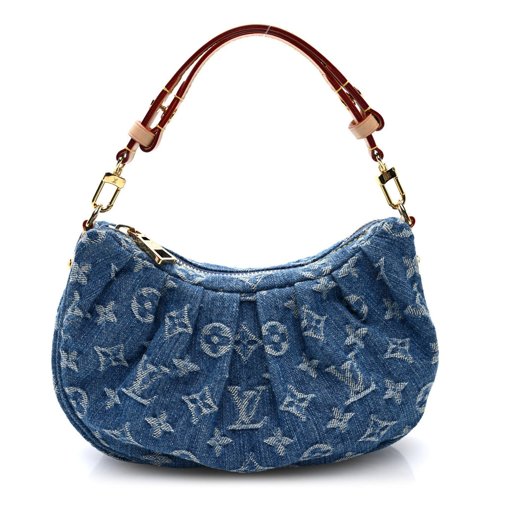 Monogram Denim Pochette Valley Blue