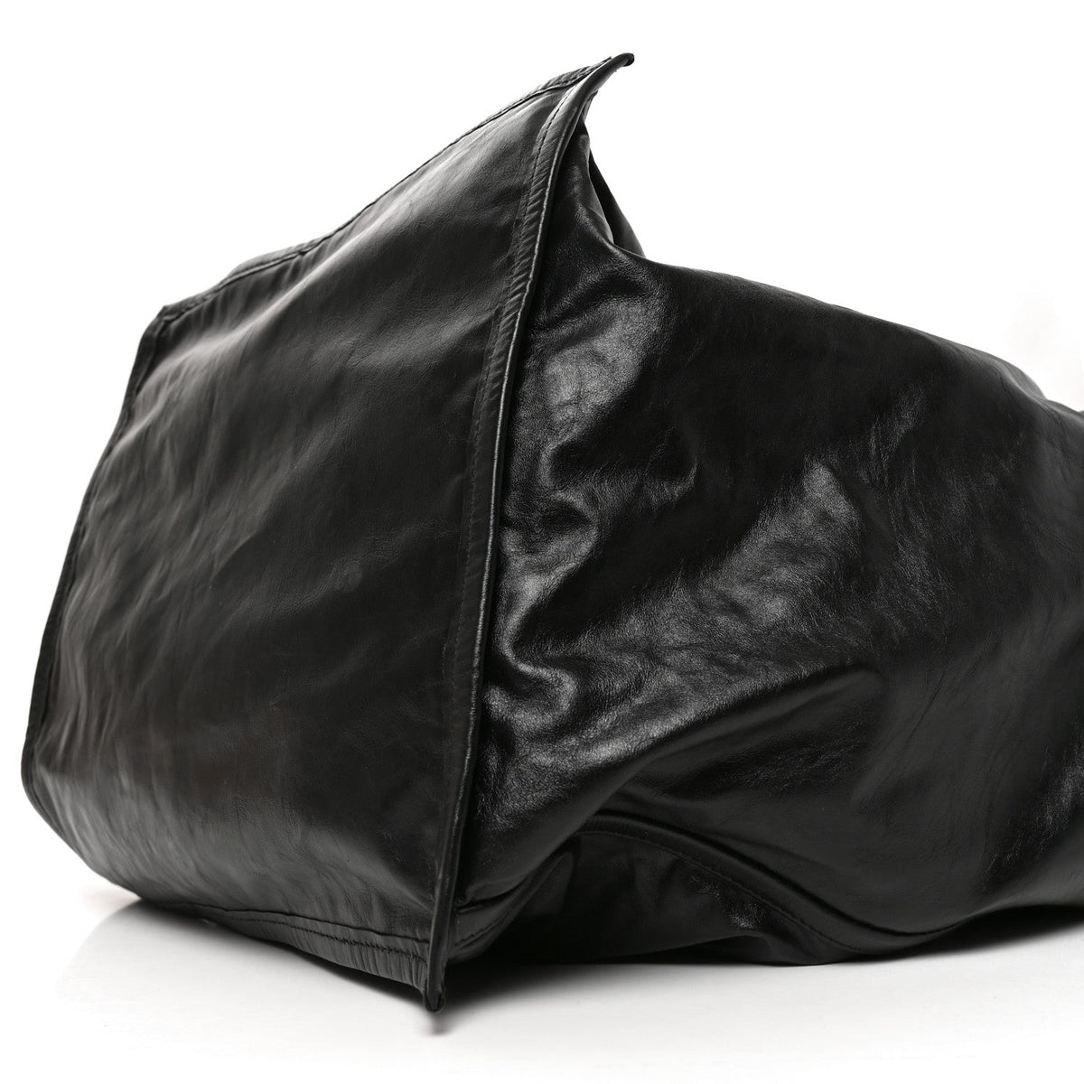 Calfskin Medium Cargo Tote  Black