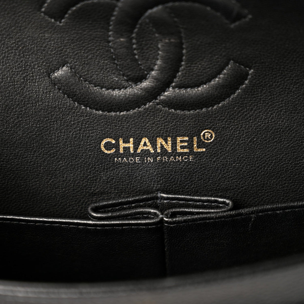 Caviar Quilted Small Double Flap Black