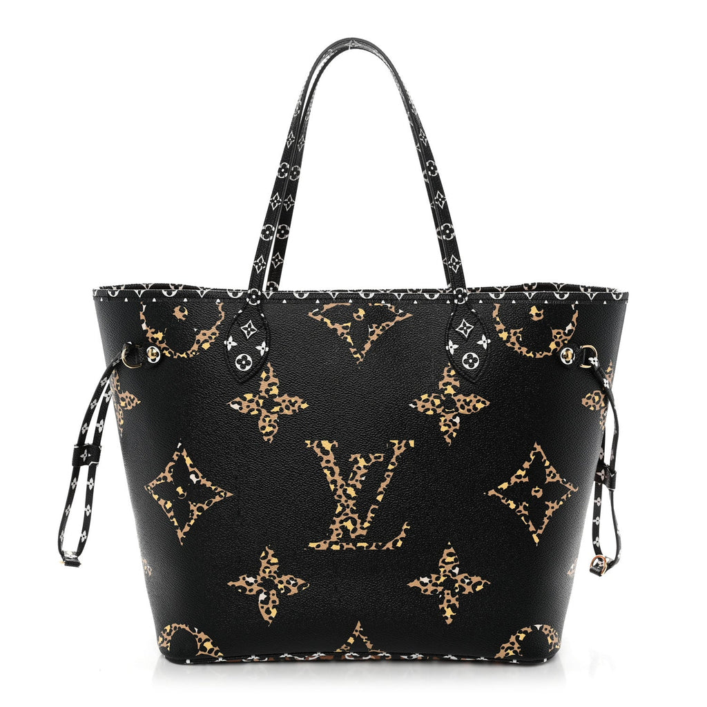 Monogram Giant Jungle Neverfull MM Black
