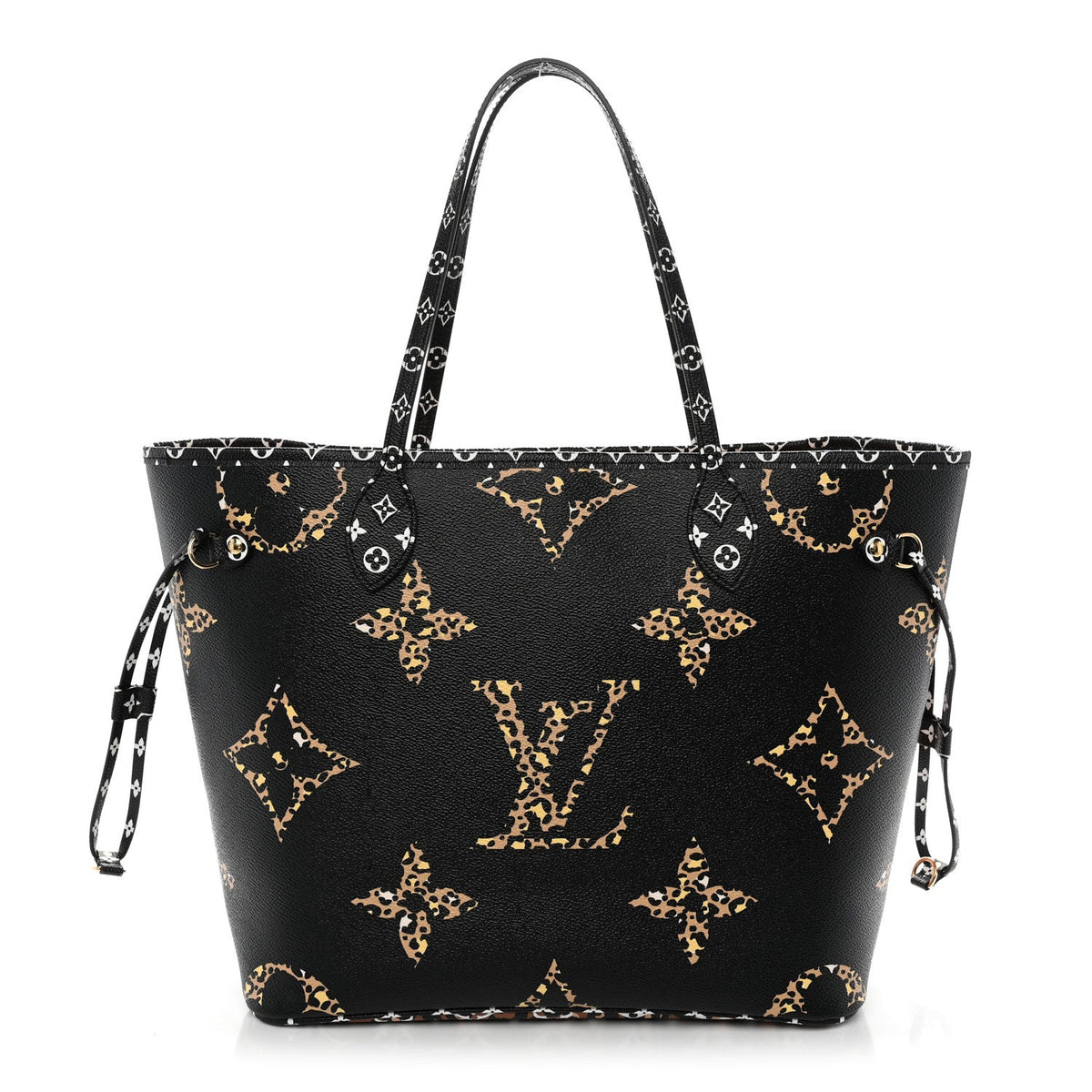 Monogram Giant Jungle Neverfull MM Black