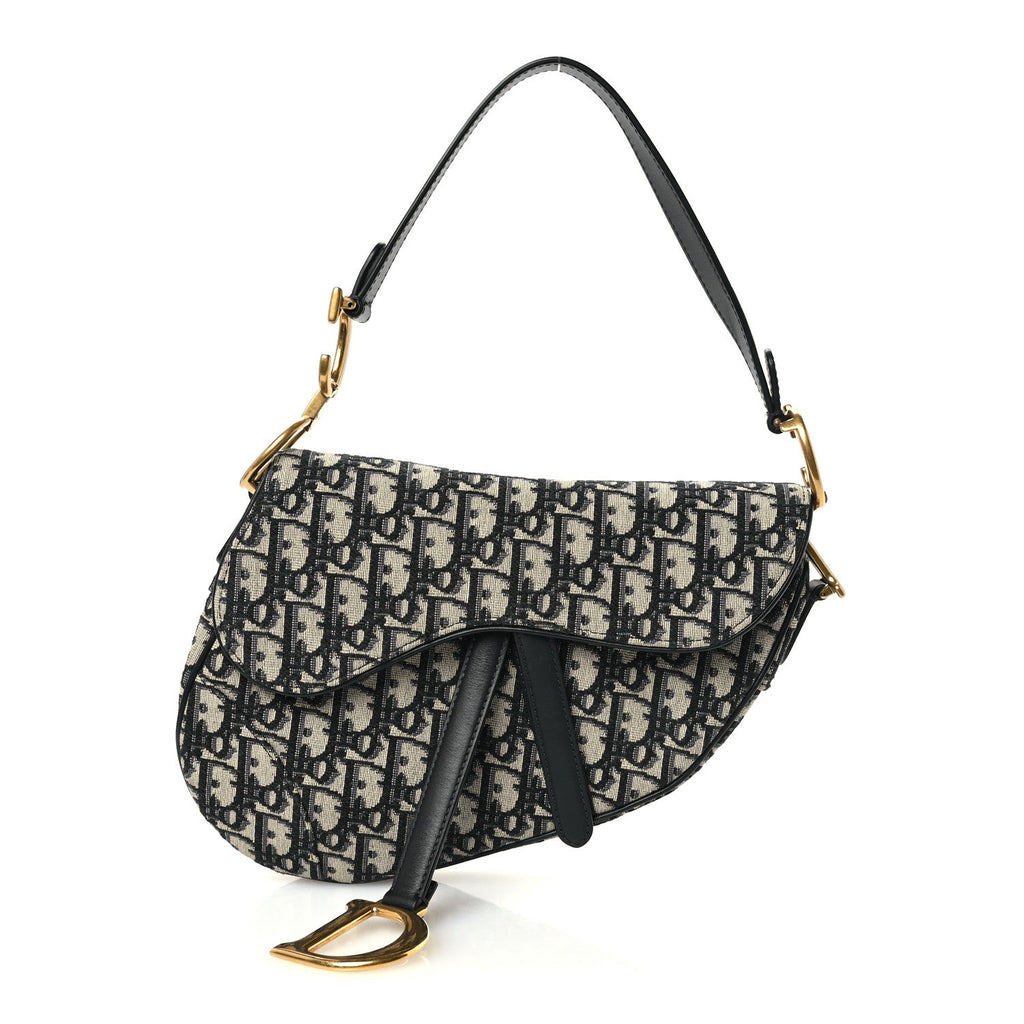 Oblique Saddle Bag Blue