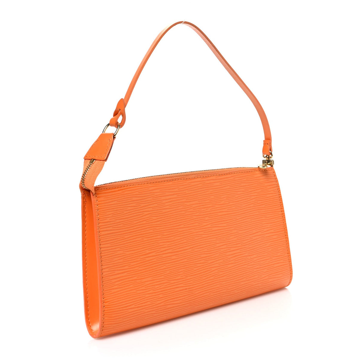 Epi Pochette Accessories 24 Mandarin