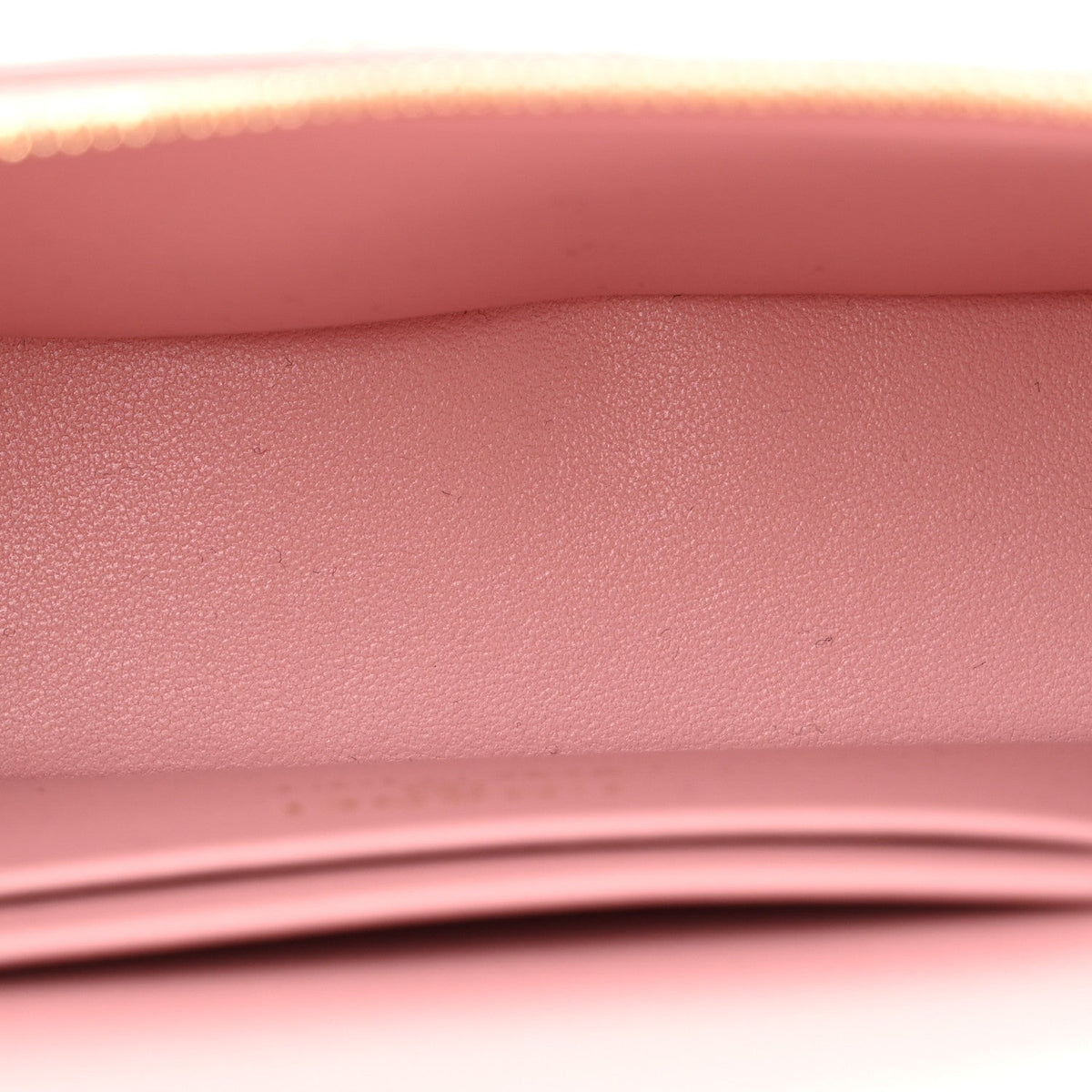 Calfskin Crocodile Embossed Crococo Exoticoco Vanity With Chain Light Pink