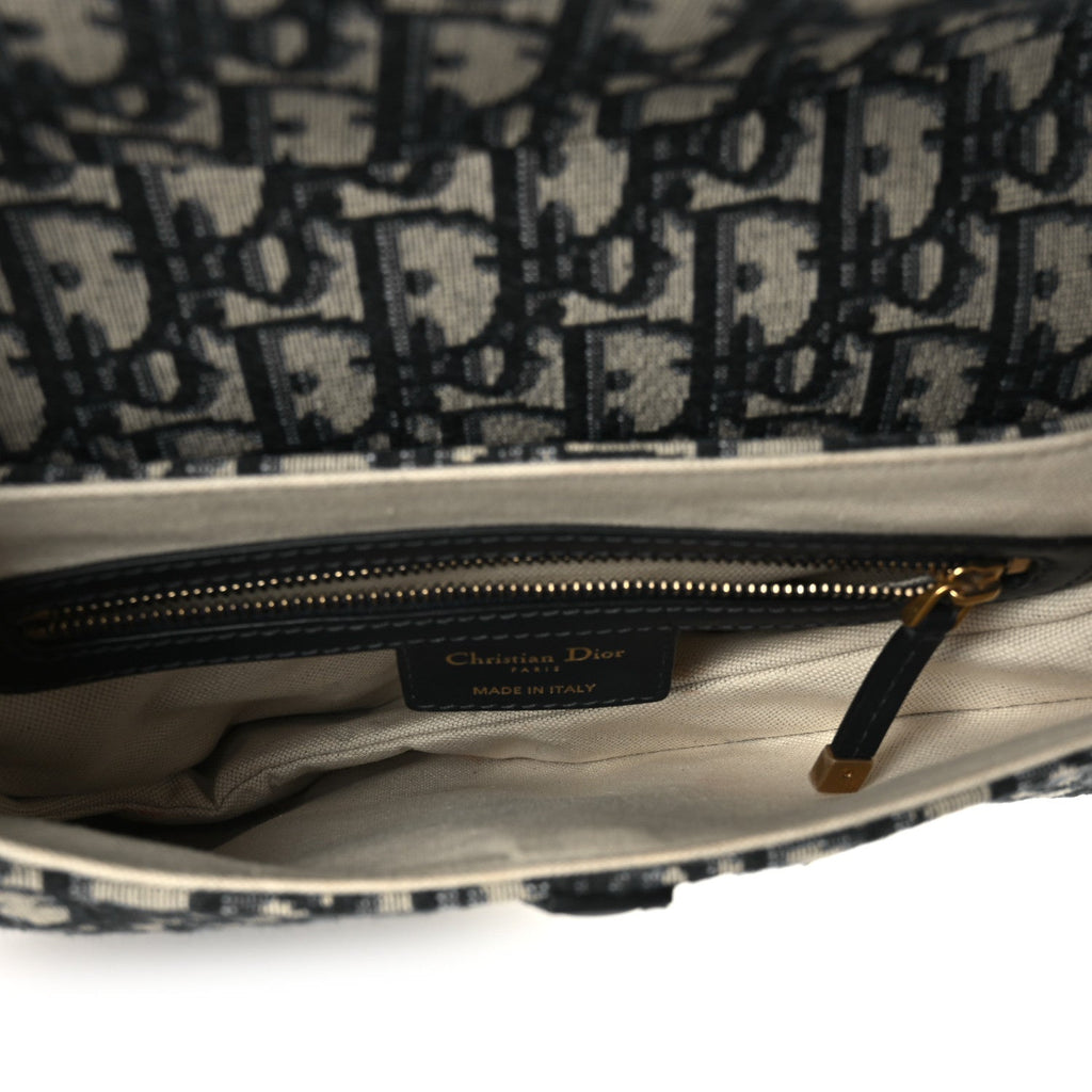 Oblique Saddle Bag Blue