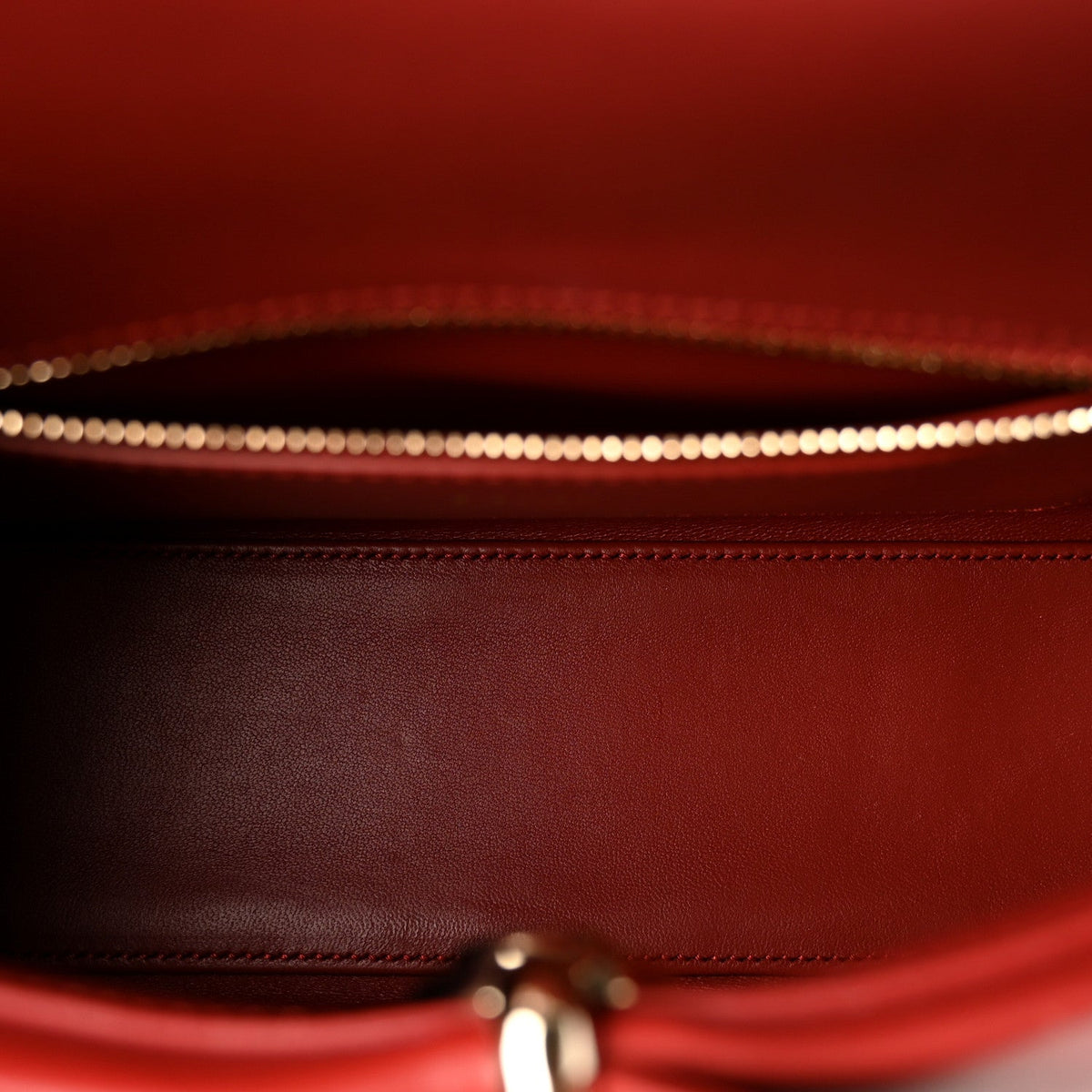 Shiny Smooth Calfskin Small Cigale Bag Garance