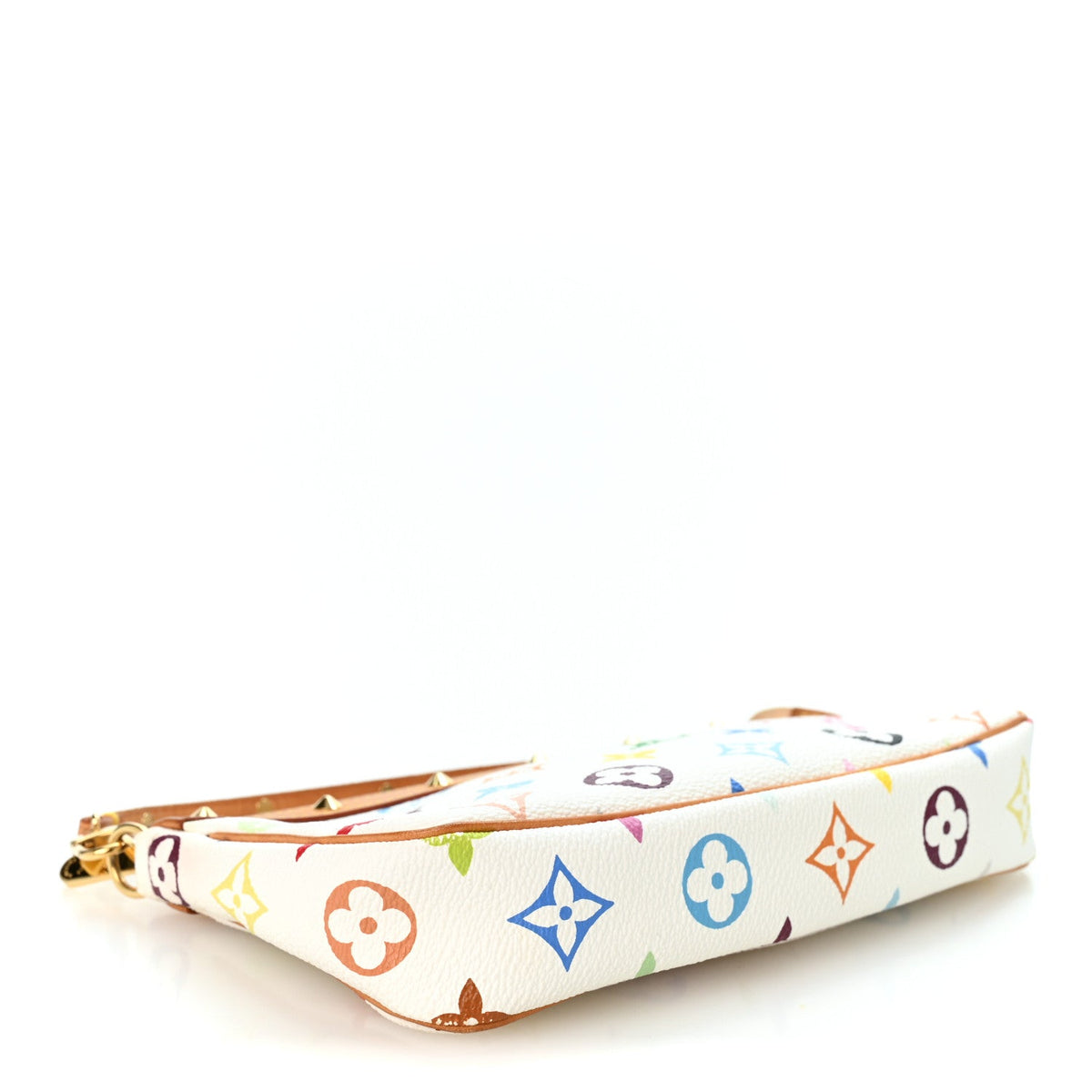 Monogram Multicolor Pochette Accessories White