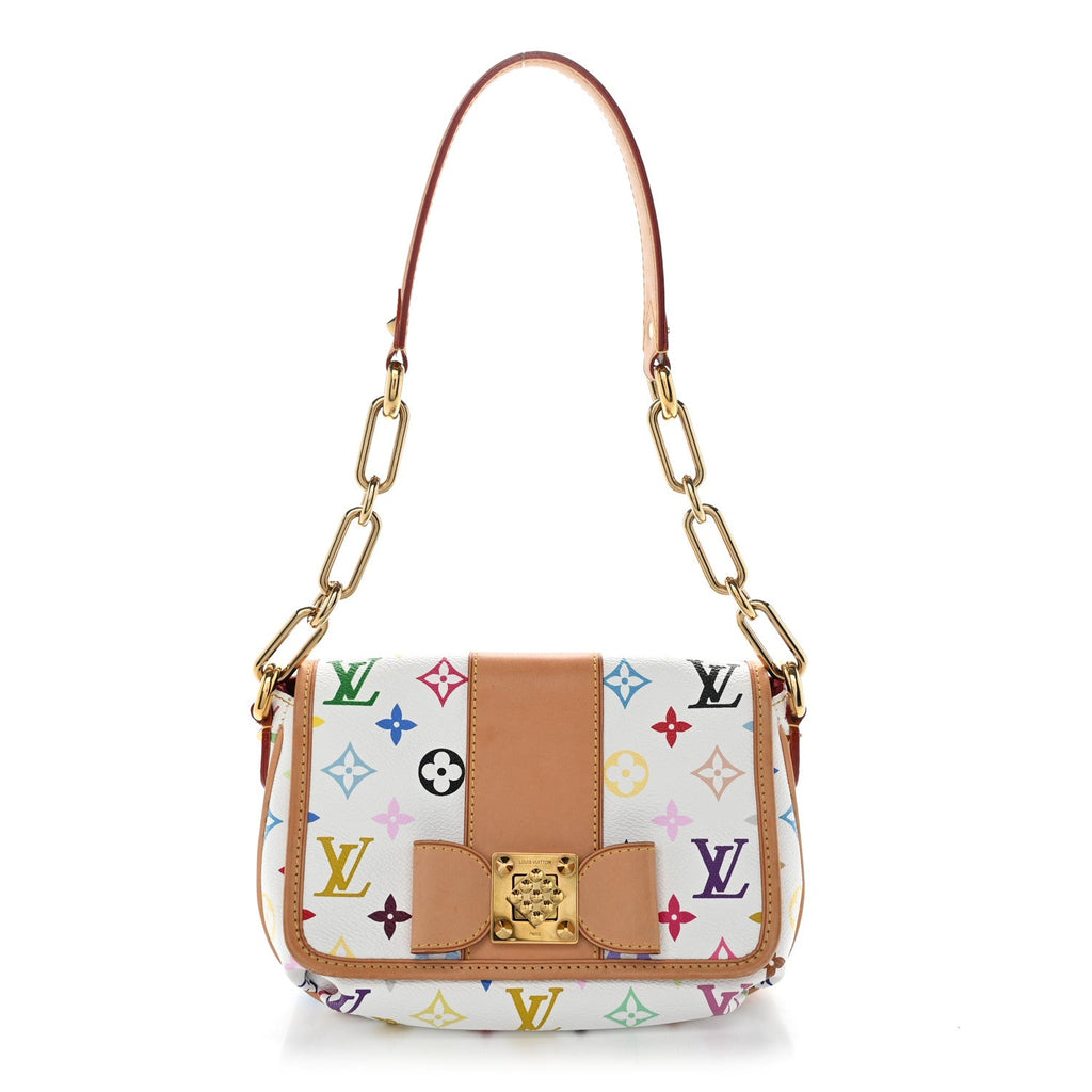 Monogram Multicolor Patti White