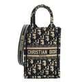 Oblique Mini Book Tote Phone Bag Blue
