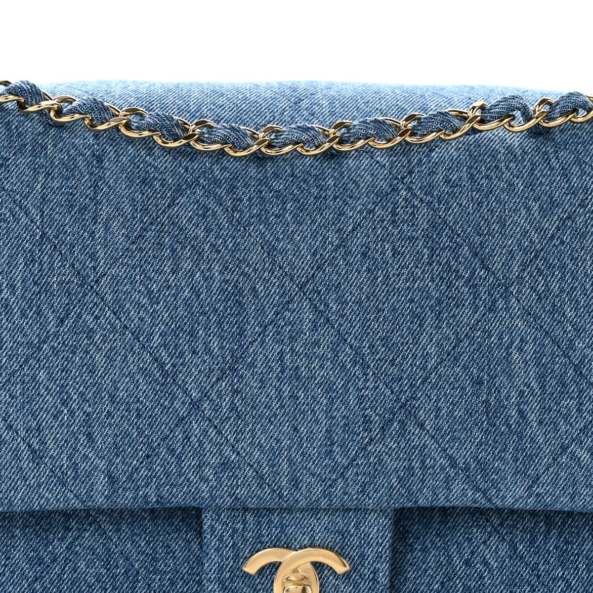 Denim Souplissimo Maxi Flap Blue