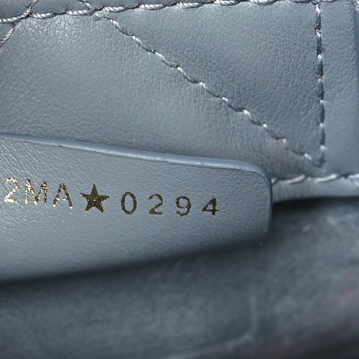 Calfskin Macrocannage Mini Book Tote Cloud Blue