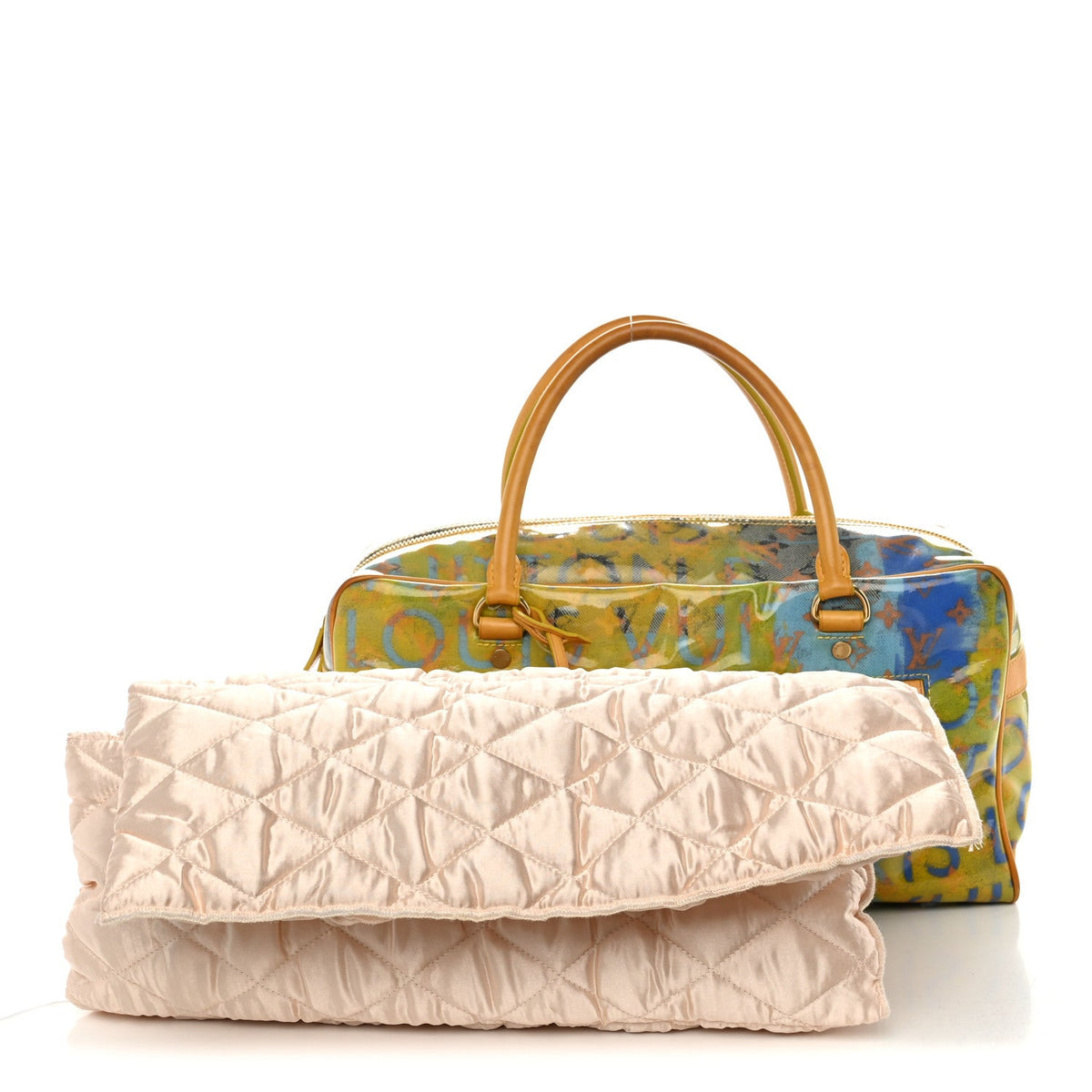 Monogram Pulp Defile Weekender PM Yellow