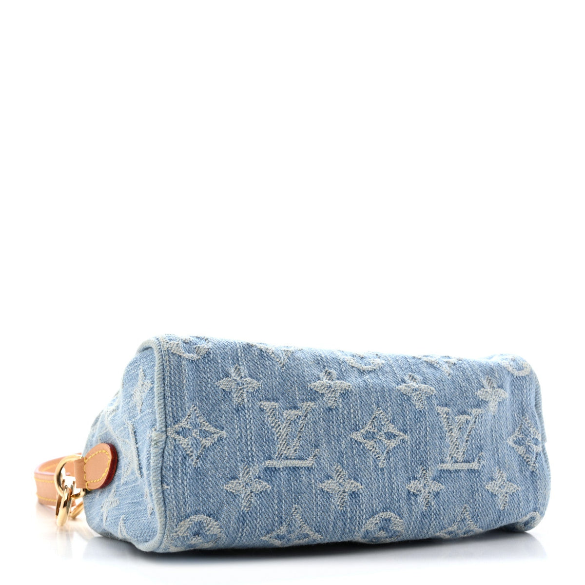 Monogram Denim Nano Speedy Sky Blue
