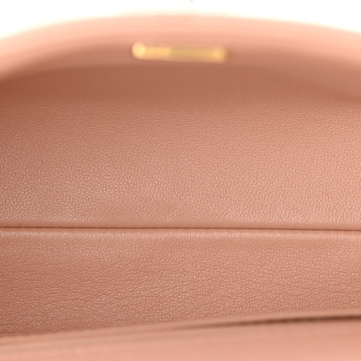 Caviar Quilted Mini Retro Twist Top Handle Flap Light Pink