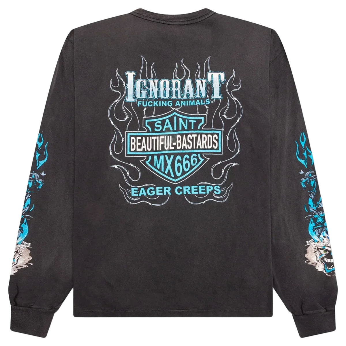 Saint Michael Beatiful Bastards L/S Black/Blue