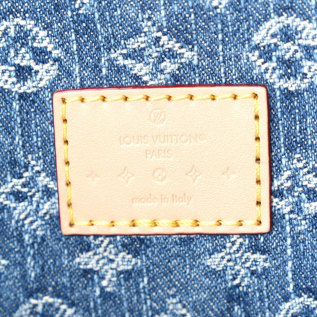Monogram Denim CarryAll MM Blue
