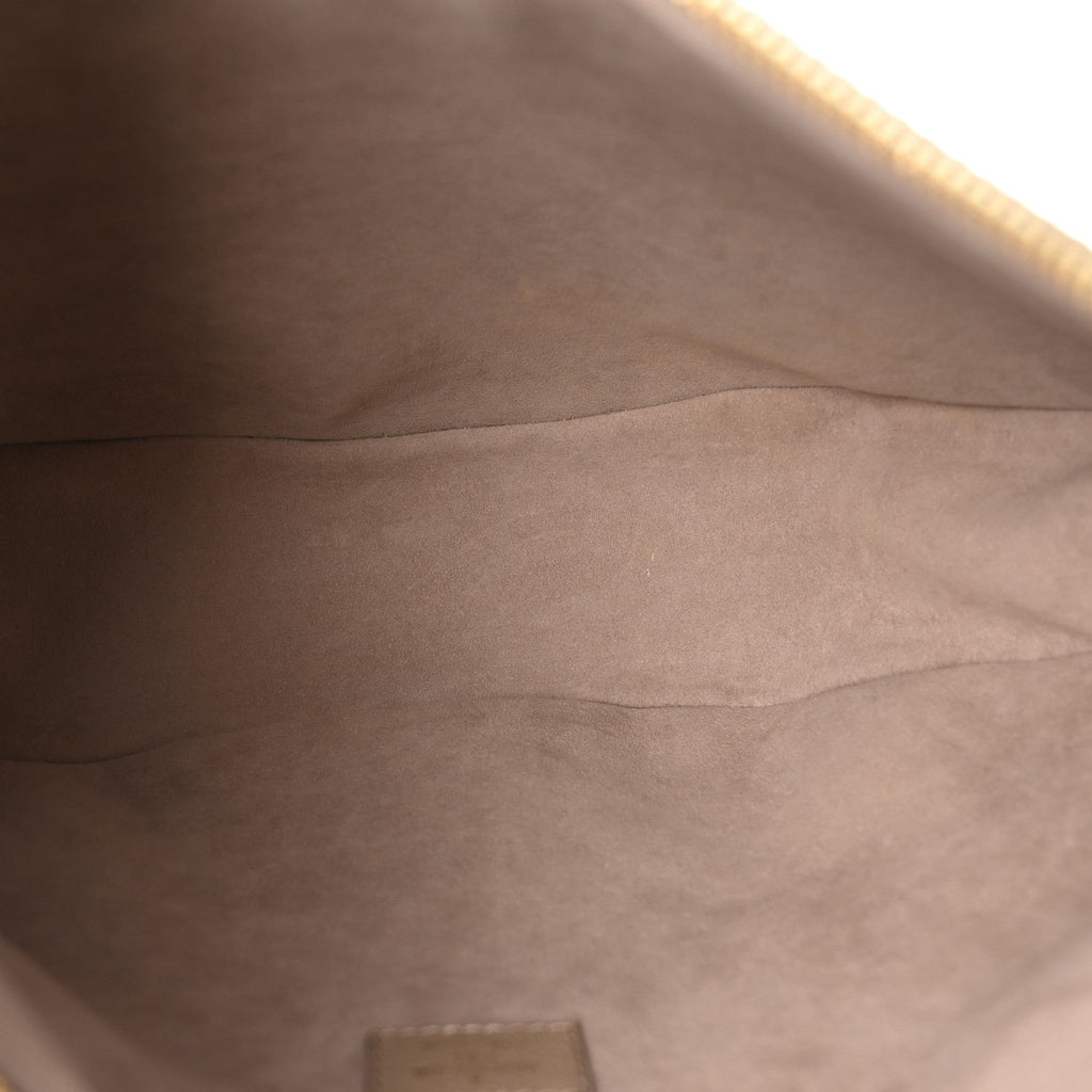 Empreinte Monogram Giant Loop Hobo Dove Gray Cream