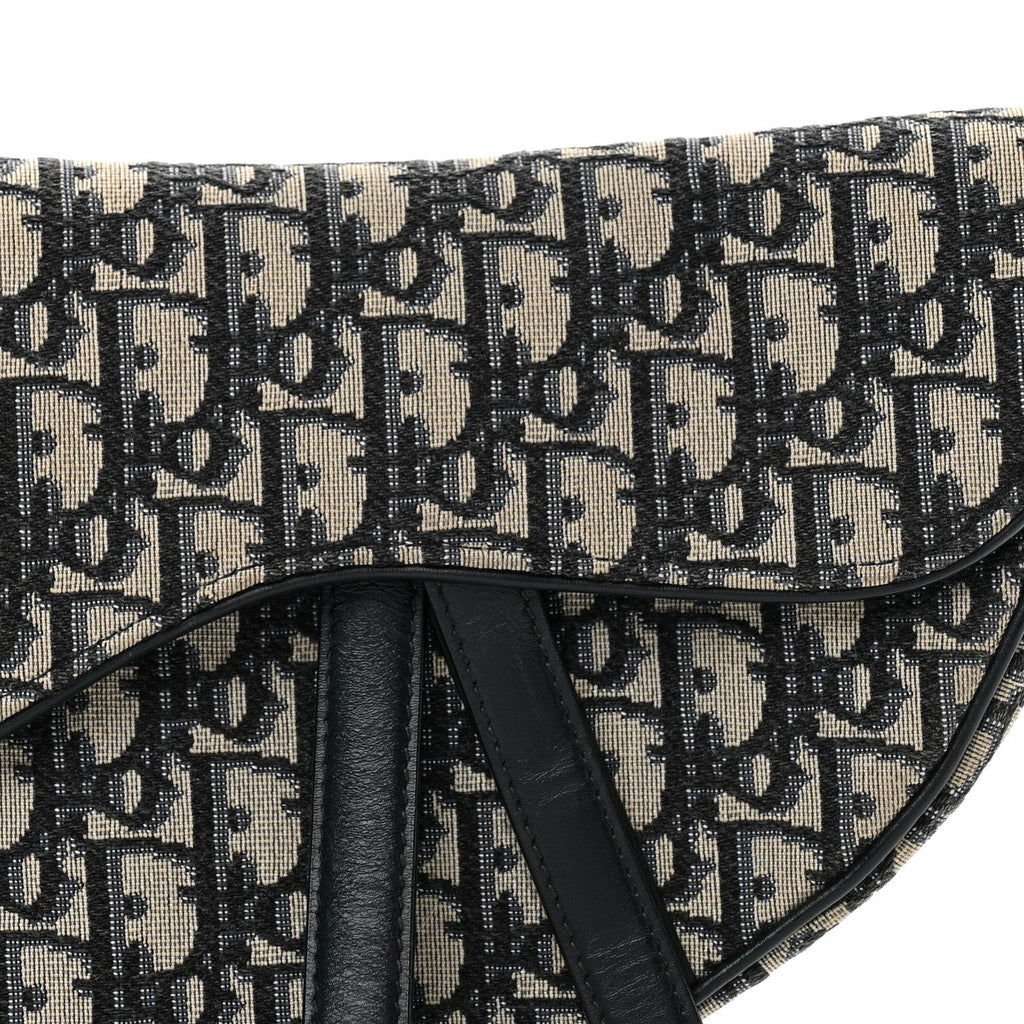 Oblique Saddle Bag Blue