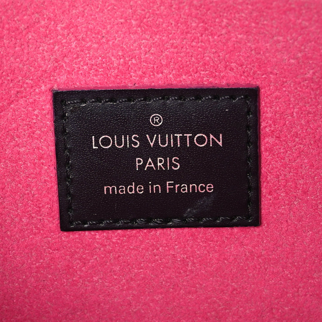 Epi Pochette Felicie Black Hot Pink
