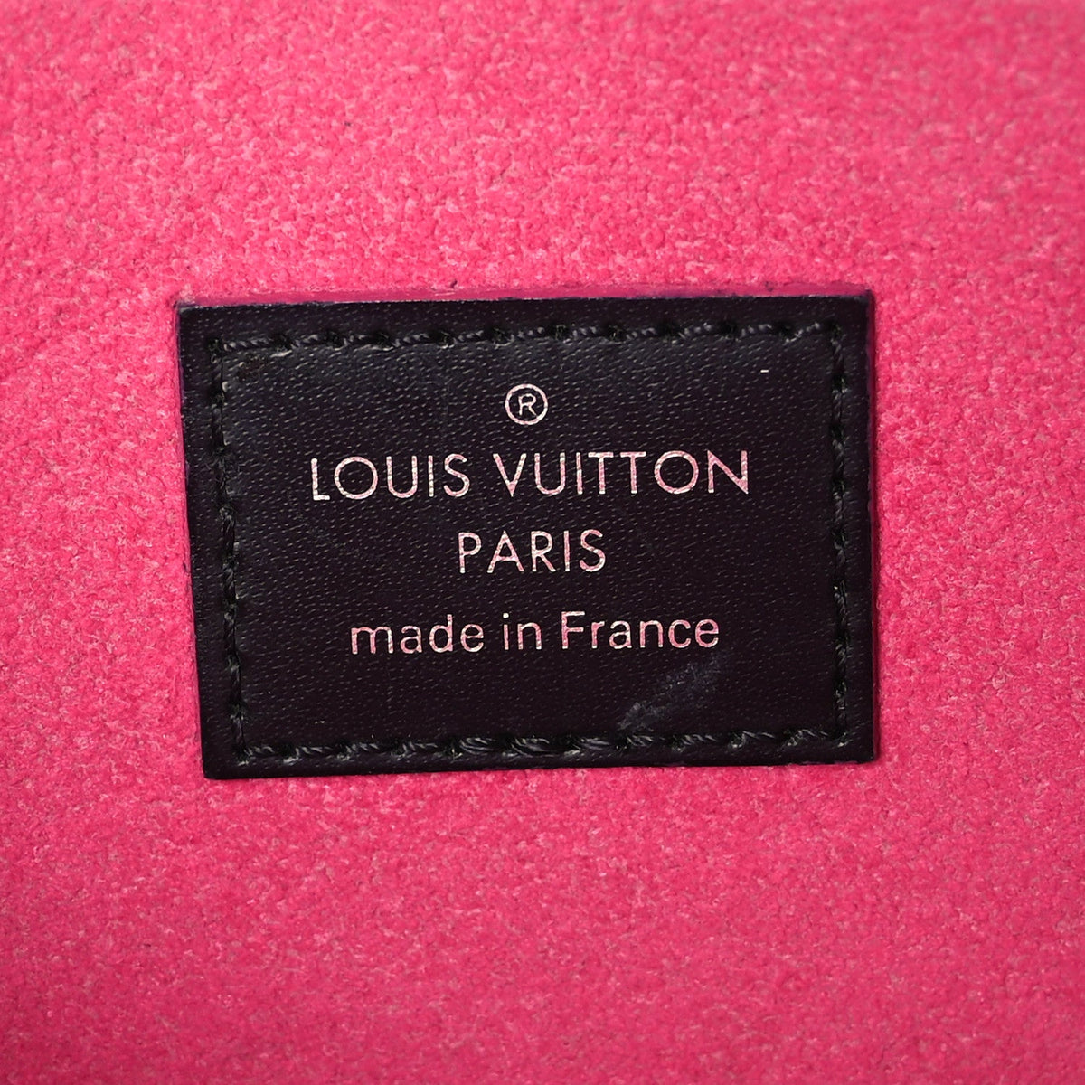 Epi Pochette Felicie Black Hot Pink