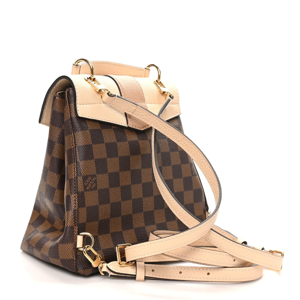 Damier Ebene Clapton Backpack Creme