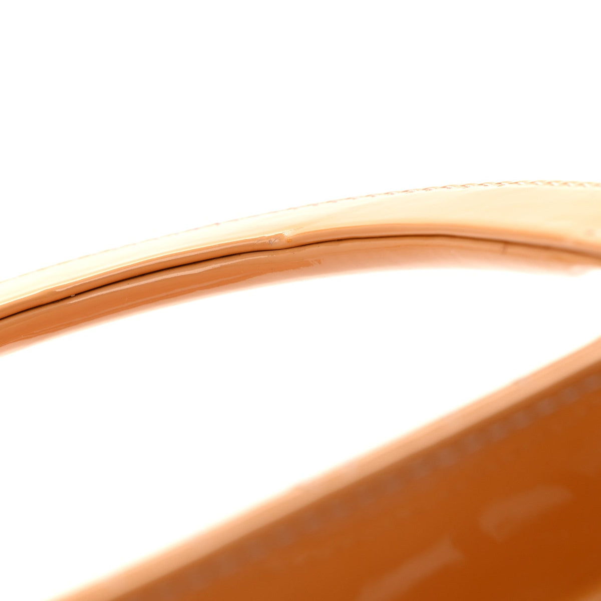 Patent Cannage Medium Lady Dior Beige