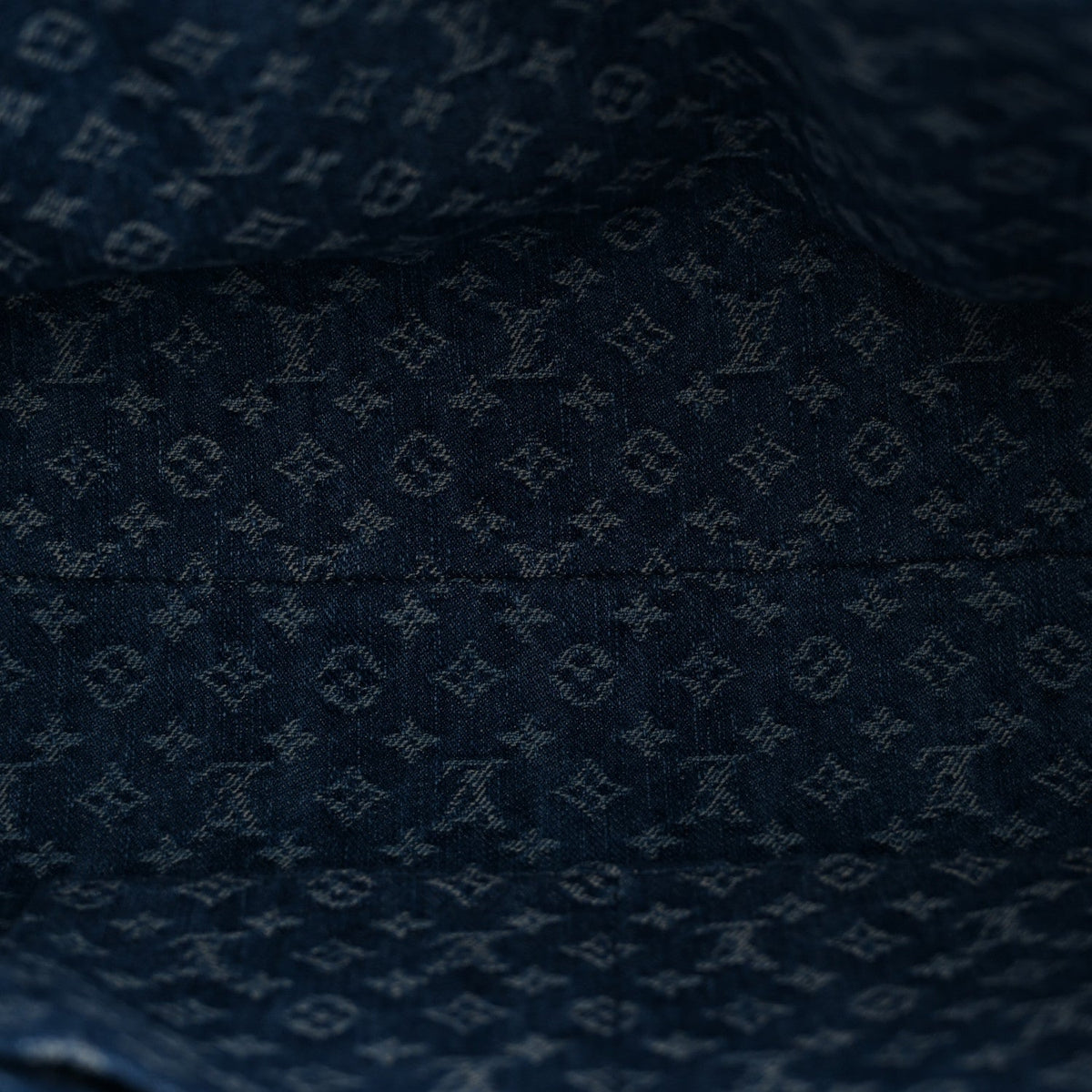 Monogram Denim Onthego MM Blue