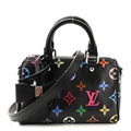 LV X TM Monogram Multicolor Nano Speedy Black