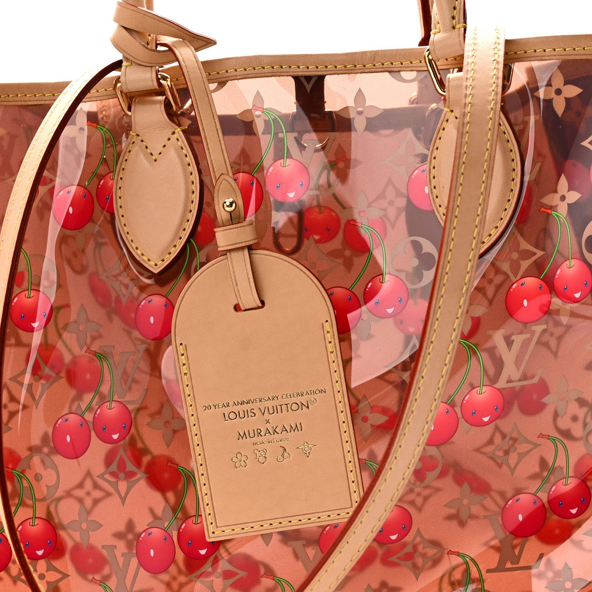 LV X TM Crystal Monogram Cerises Onthego GM