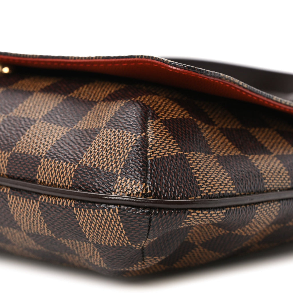 Damier Ebene Musette Tango Long Strap