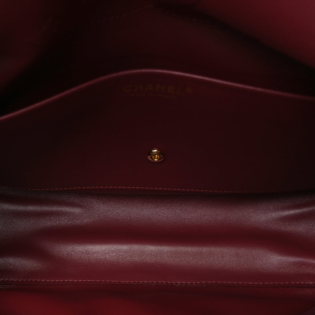 Grained Calfskin Small Souplissimo Maxi Flap Beige
