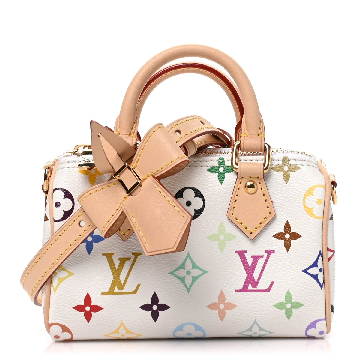 LV X TM Monogram Multicolor Nano Speedy White