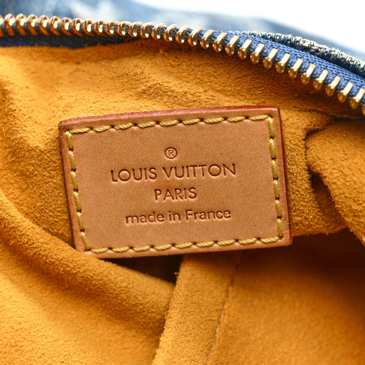 Monogram Denim Baggy PM Blue