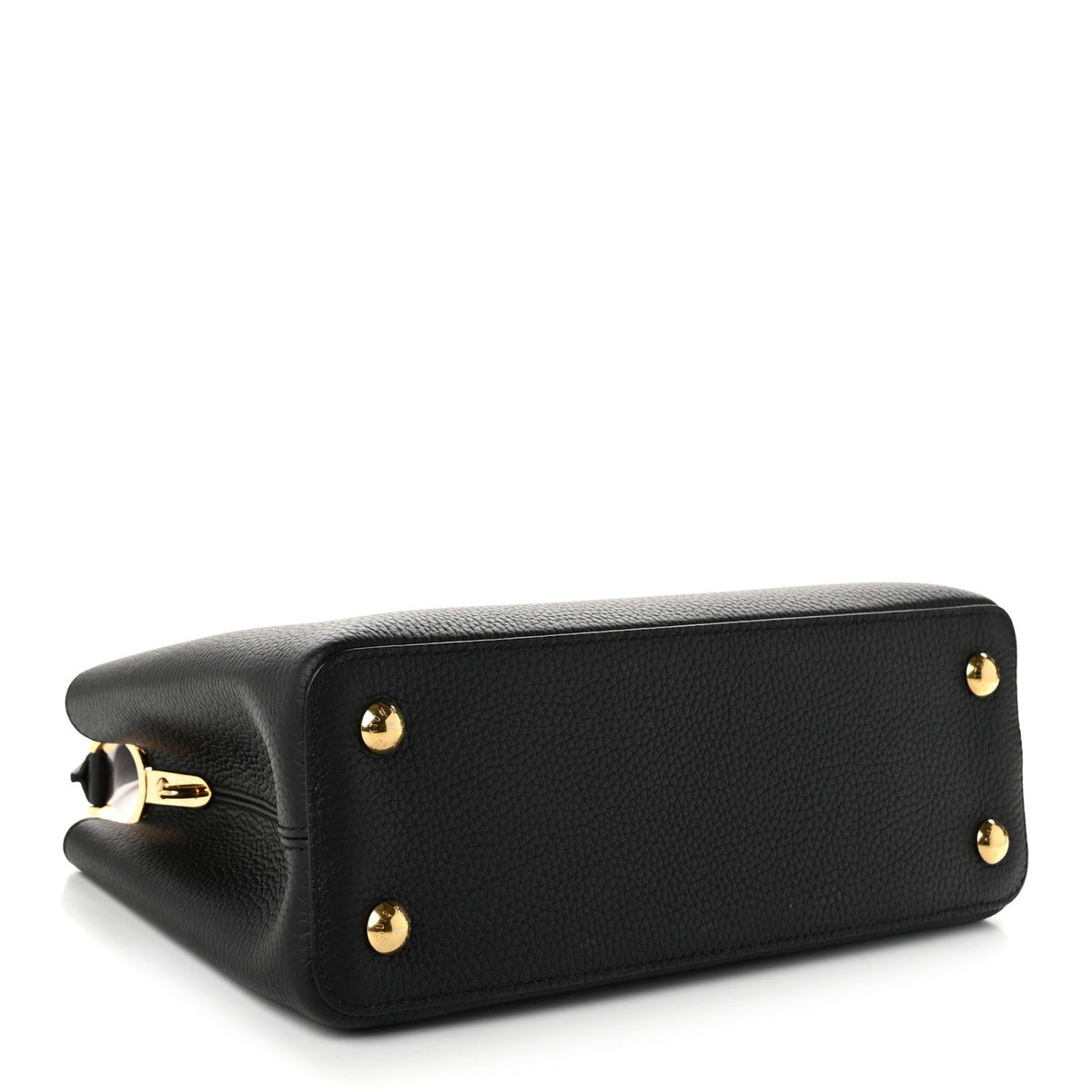 Taurillon Capucines MM Black Rose Berlingot