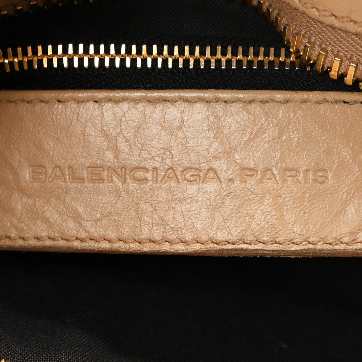 Agneau Giant 21 Gold Hardware City Beige Nougatine
