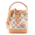 Damier Azur Vivienne Sac Nano Noe Dragon Fruit Pink